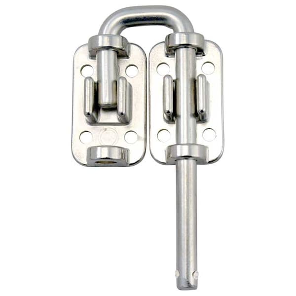 Harry Engerts Co Patio Door Drop-in Security Latch Bolt, Nickel Plated, 3/4 Shackle Width 5SDL-N - main